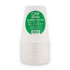 Gogreen Go Green ympäristöystävälliset mukit 350 ml, 10 kpl, valkoinen