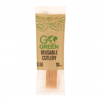 Gogreen Go Green uudelleenkäytettävät veitset, 10 kpl