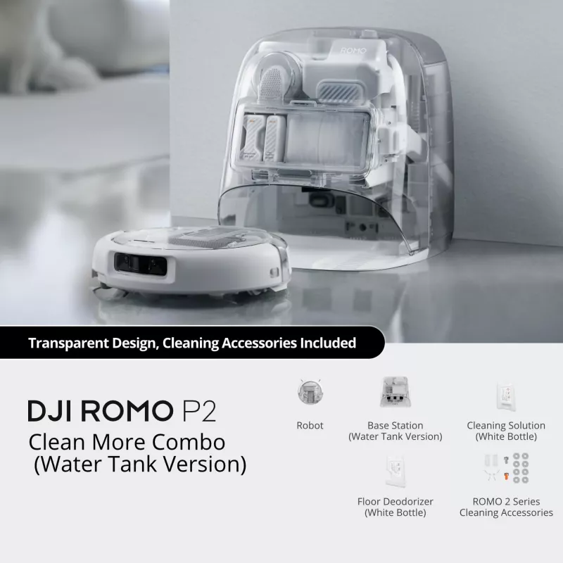 DJI ROMO P2 Clean More Combo robotti-imuri