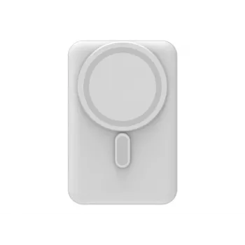mophie Essentials magneettinen langaton varavirtalähde 10K jalustalla, valkoinen (401118084)