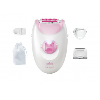 Braun Silk 3 SE3-033 epilaattori tarvikkeilla