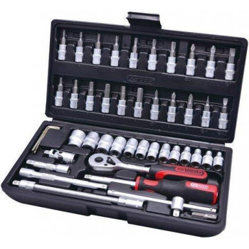 KS TOOLS 1/4 CLASSIC hylsyavainsarja, 48 kpl