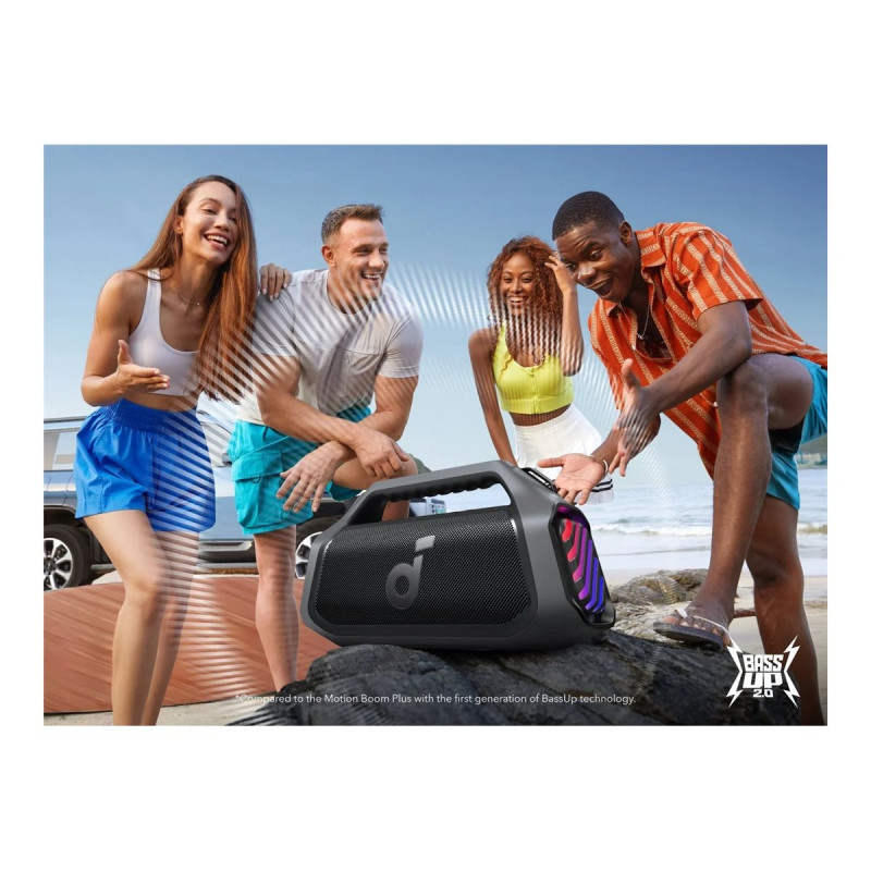 Anker Soundcore Boom 2 Plus A3134 Bluetooth-kaiutin, musta