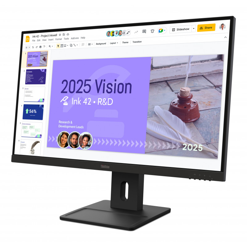 Lenovo ThinkVision E27Q-40 QHD 100 Hz yritysnäyttö (ENERGY STAR, TCO 10, TCO Edge 2.1, EPEAT Gold)