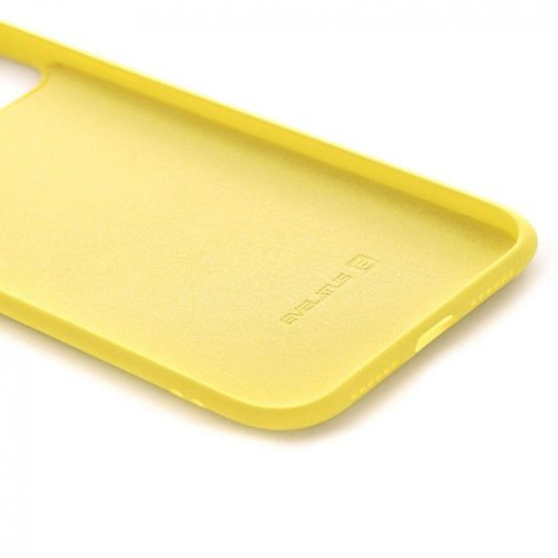 Evelatus Apple iPhone 11 Nano silikonikuori Soft Touch TPU keltainen