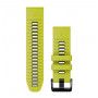 Garmin silikoniranneke QuickFit 26 mm limetti/grafiitti 010-13281-03