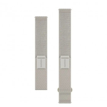 Garmin Quick Release -rannekkeet (20 mm) norsunluu ComfortFit nylonranneke