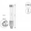 Delock 5G 3700 - 4200 MHz antenni SMA-pistoke 3 dBi ympärisäteilevä kiinteä ulkokäyttöön valkoinen 10 cm