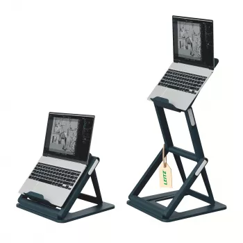 Leitz Ergo 2-in-1 istuma-seisoma-läppäriteline, musta (65890089)
