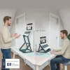 Leitz Ergo 2-in-1 istuma-seisoma-läppäriteline, musta (65890089)