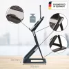 Leitz Ergo 2-in-1 istuma-seisoma-läppäriteline, musta (65890089)