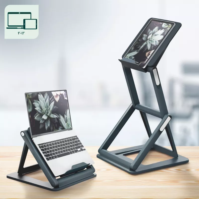 Leitz Ergo 2-in-1 istuma-seisoma-läppäriteline, musta (65890089)