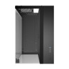 Darkflash TH285M Micro-ATX tietokonekotelo karkaistulla lasilla, musta