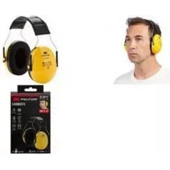 3M Peltor Optime H510AC kuulosuojaimet, keltainen/musta, säädettävä panta, vaahtomuovityynyt