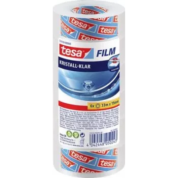 tesa C+C 57418-00000-02 teippi läpinäkyvä (P x L) 33 m x 19 mm 6 rulla(a)