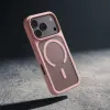 Crong Matte Magnetic MagSafe -kotelo iPhone 18 Pro Max / 17 Pro Max, vaaleanpunainen
