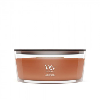 WoodWick Pumpkin Praline Ellipse tuoksukynttilä 453,6 g