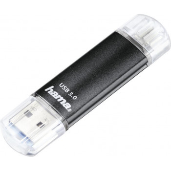 Hama Laeta Twin USB-muistitikku 64 GB USB Type-A / Micro-USB 3.2 Gen 1 (3.1 Gen 1) musta