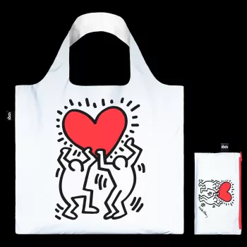 LOQI Keith Haring laukku – Dancing Heart (heijastava)