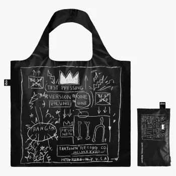LOQI Basquiat laukku – Crown musta