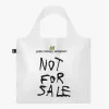 LOQI Basquiat -laukku – Not for Sale (puoliläpinäkyvä)