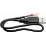 Omnitronic USB-A kahteen avoimeen kaapelipäähän kaapeli, 30 cm (30222100)