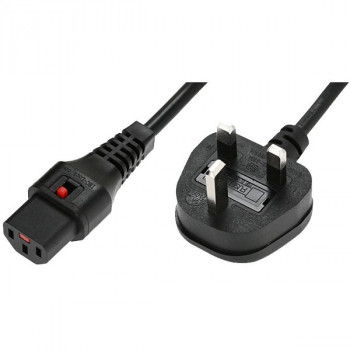 Microconnect virtajohto, UK tyyppi G - IEC C13 (MC-UKC135B)