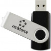 Renkforce RF-USBS-190 2GB USB 2.0 flash-asema, musta/hopea (RF-7557594)
