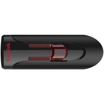 SanDisk Cruzer Glide 3.0 64GB USB 3.2 Gen 1 flash-asema, musta