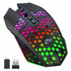 GameBox pelihiiri RGB 2,4GHz langaton ontto kotelo + USB-lataus 1600 DPI musta