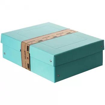 FALKEN PURE säilytyslaatikko 1250 arkkia pastellinsininen 24,0 x 32,0 x 10,0 cm