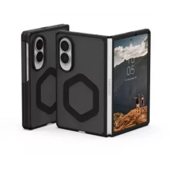 UAG Mouve -kotelo magneettimoduulilla Samsung Galaxy Z Fold8:lle, Ash (harmaa läpinäkyvä) / musta (214562113131)