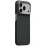 PITAKA Edge Case Argyle MagSafe -kotelo iPhone 18 Pro / 17 Pro, basalttimusta