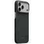PITAKA Edge Case Argyle MagSafe -kotelo iPhone 18 Pro Max / 17 Pro Max, basalttimusta