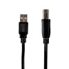 Gizzu USB 2.0 tulostinkaapeli USB-A - USB-B, 1,5 m, musta (GCPU2AB15)