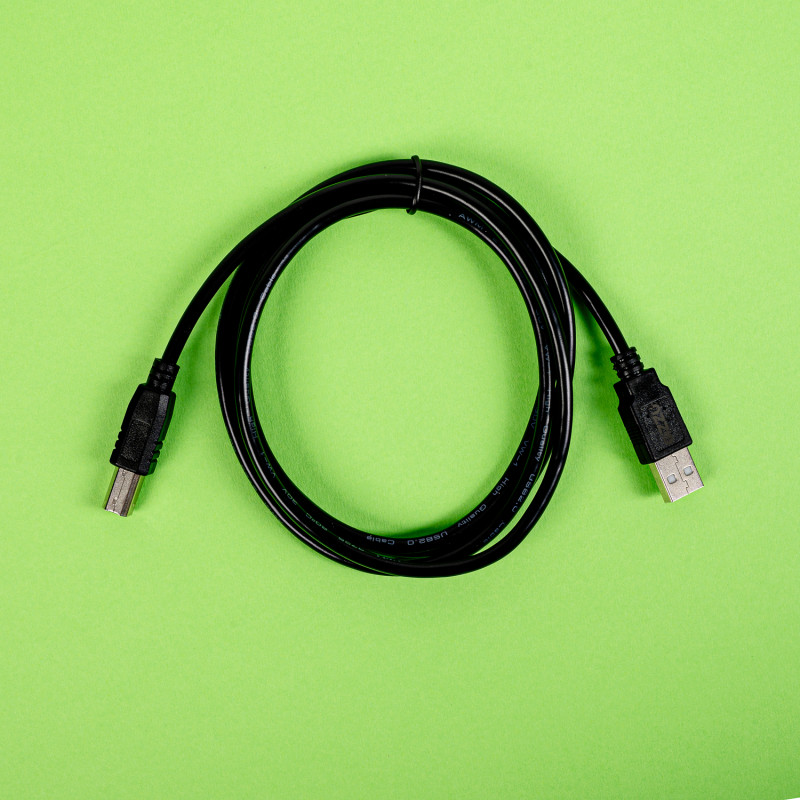 Gizzu USB 2.0 tulostinkaapeli USB-A - USB-B, 1,5 m, musta (GCPU2AB15)