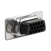 EFB Elektronik D-Sub puristusliitin kotelo naarasliittimille, E-DFCR/15