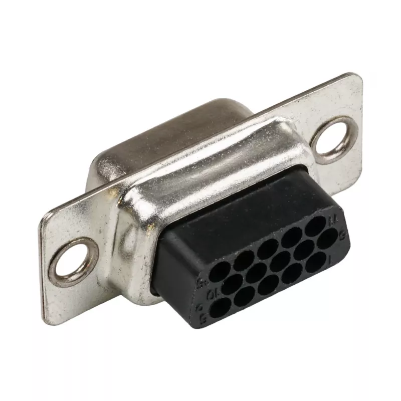 EFB Elektronik D-Sub puristusliitin kotelo naarasliittimille, E-DFCR/15