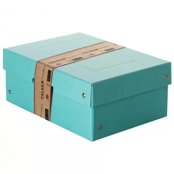 FALKEN PURE säilytyslaatikko 1250 arkkia pastellinsininen 18,0 x 25,0 x 10,0 cm