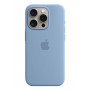 Apple iPhone 15 Pro Max silikonikuori MagSafe-yhteensopiva – sininen