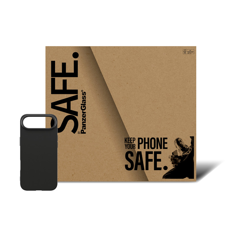 PanzerGlass SAFE TPU-kotelo iPhone Airille, musta (Bulk)