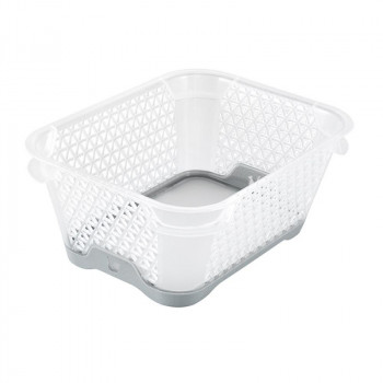 Keeeper minikori A7 Jonas 16x12x7cm läpinäkyvä/harmaa
