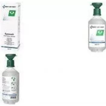 FIRST AID ONLY haavan- ja silmänhuuhtelupullo, 500 ml, steriili keittosuolaliuos 0,9 %