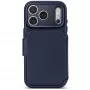 Decoded Leather Detachable Wallet nahkakotelo iPhone 18 Pro / 17 Pro, MagSafe, Midnight