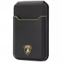 AUDI Lamborghini D1 aitoa nahkaa magneettinen MagSafe-lompakko ja puhelinteline, vihreä