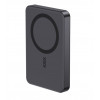 Ksix Powerbank Magslim 10000 mAh magneettinen 15W USB-C PD 20W digitaalinäyttö musta