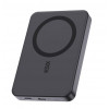 Ksix Powerbank Magslim 10000 mAh magneettinen 15W USB-C PD 20W digitaalinäyttö musta