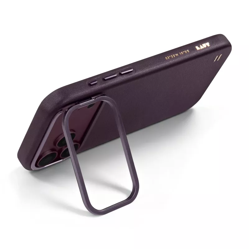 Laut Lux Edge kotelo iPhone 18 Pro / 17 Pro -puhelimelle, MagSafe, Deep Plum