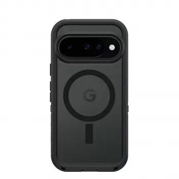 OtterBox Defender XT Clear kotelo Google Pixel 10 / 10 Pro -puhelimelle, musta