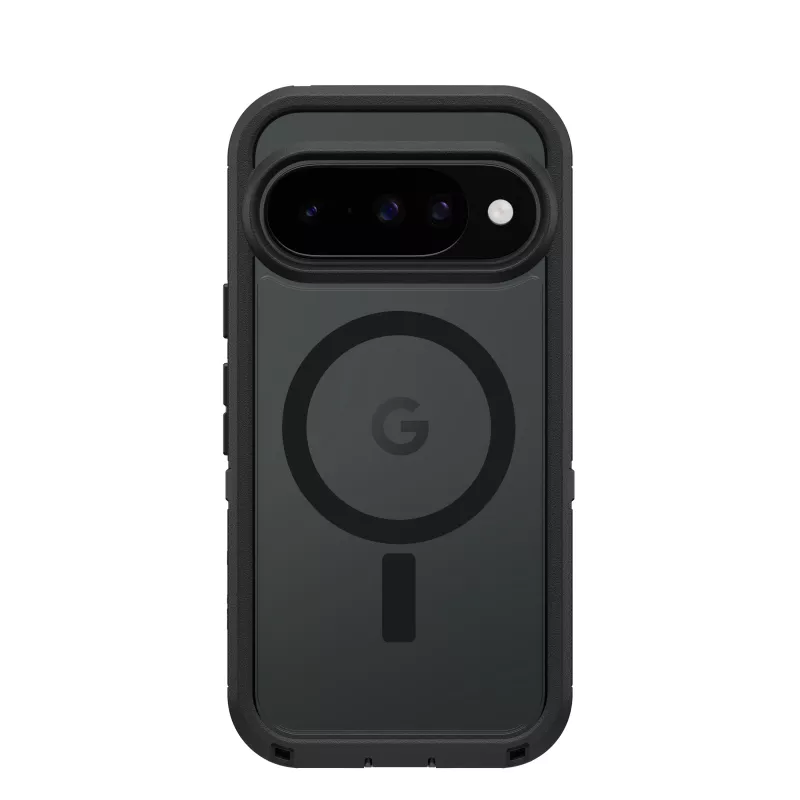 OtterBox Defender XT Clear kotelo Google Pixel 10 / 10 Pro -puhelimelle, musta
